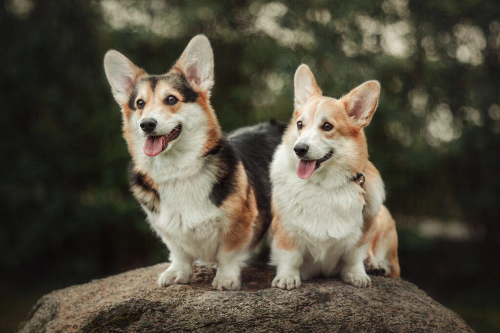 Welsh Corgi couple