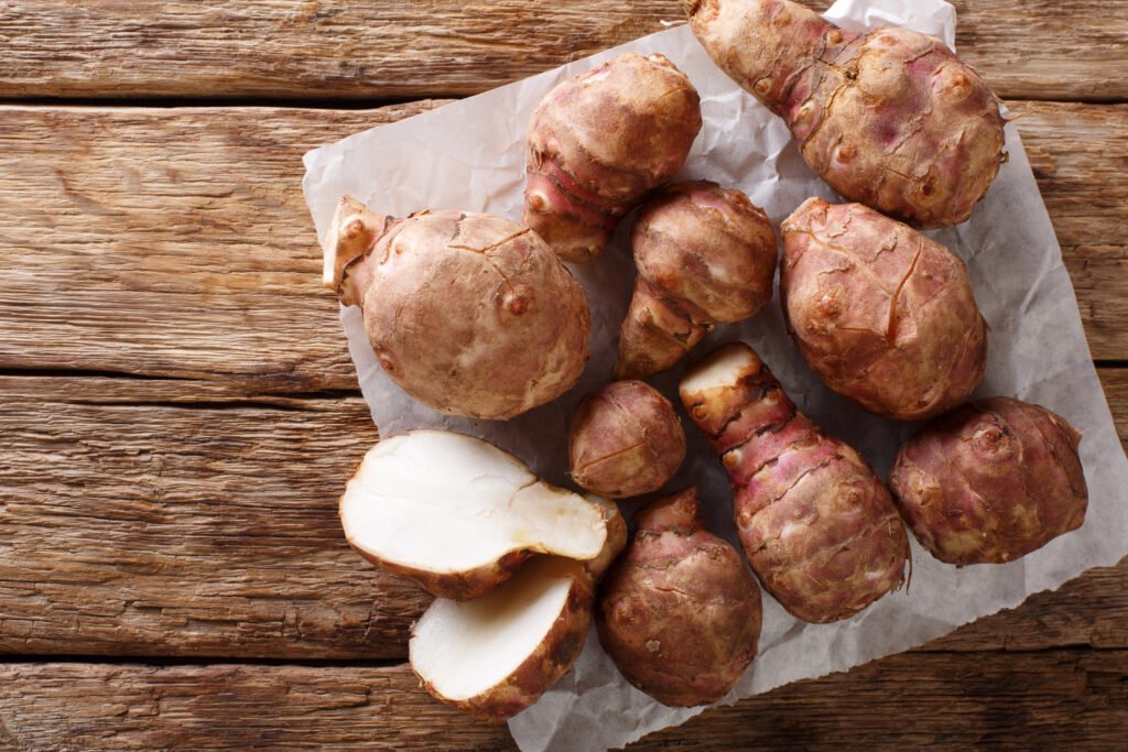Jerusalem Artichoke or Sunchokes. 