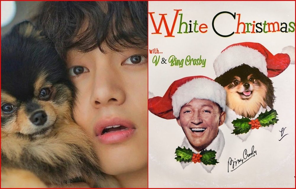 BTS V Honors Late Dog Yeontan in New ‘White Christmas’ Video with Bing Crosby
