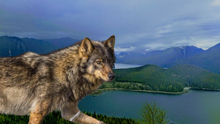 Featured image: A sea wolf in water
