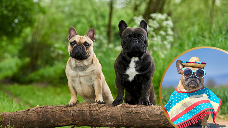 Featured: Two different colored French Bulldogs