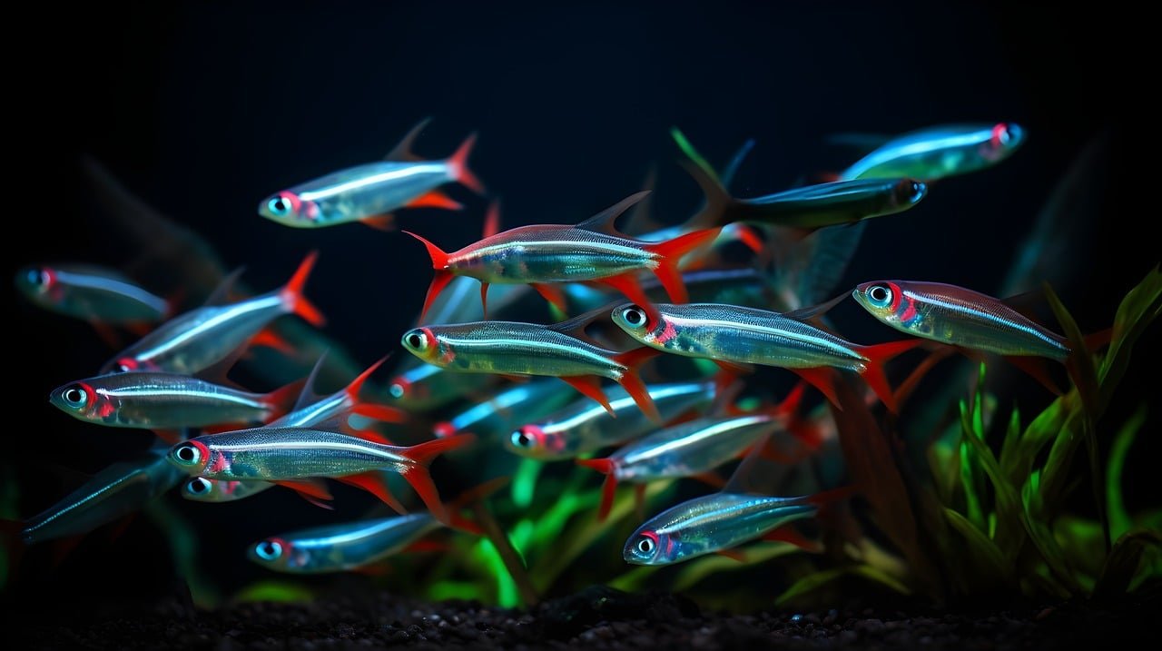 2. Neon Tetras (image credits: pixabay)