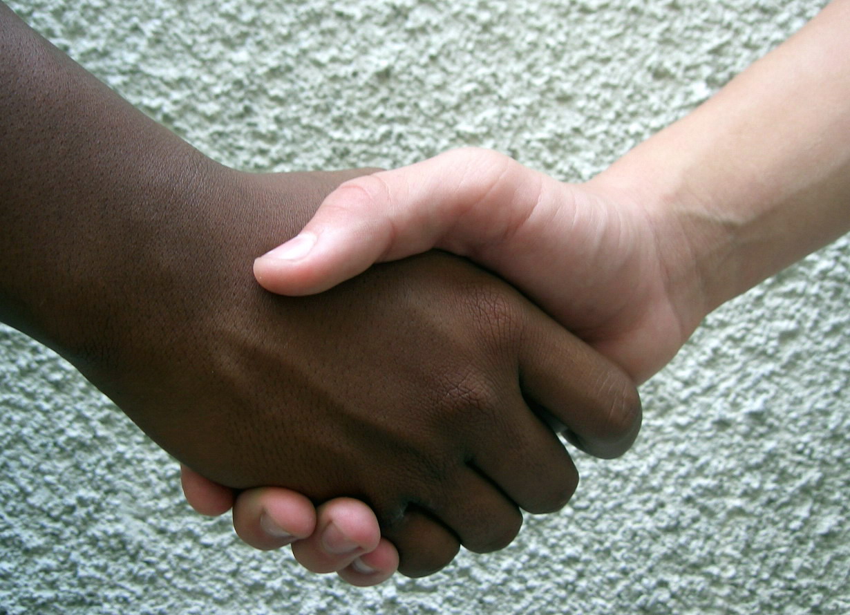 Strange Human Greetings (image credits: wikimedia)