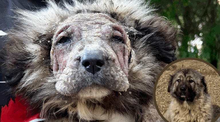 Neglected and Hairless, She Was Fading Fast—Now She’s a Living Teddy Bear