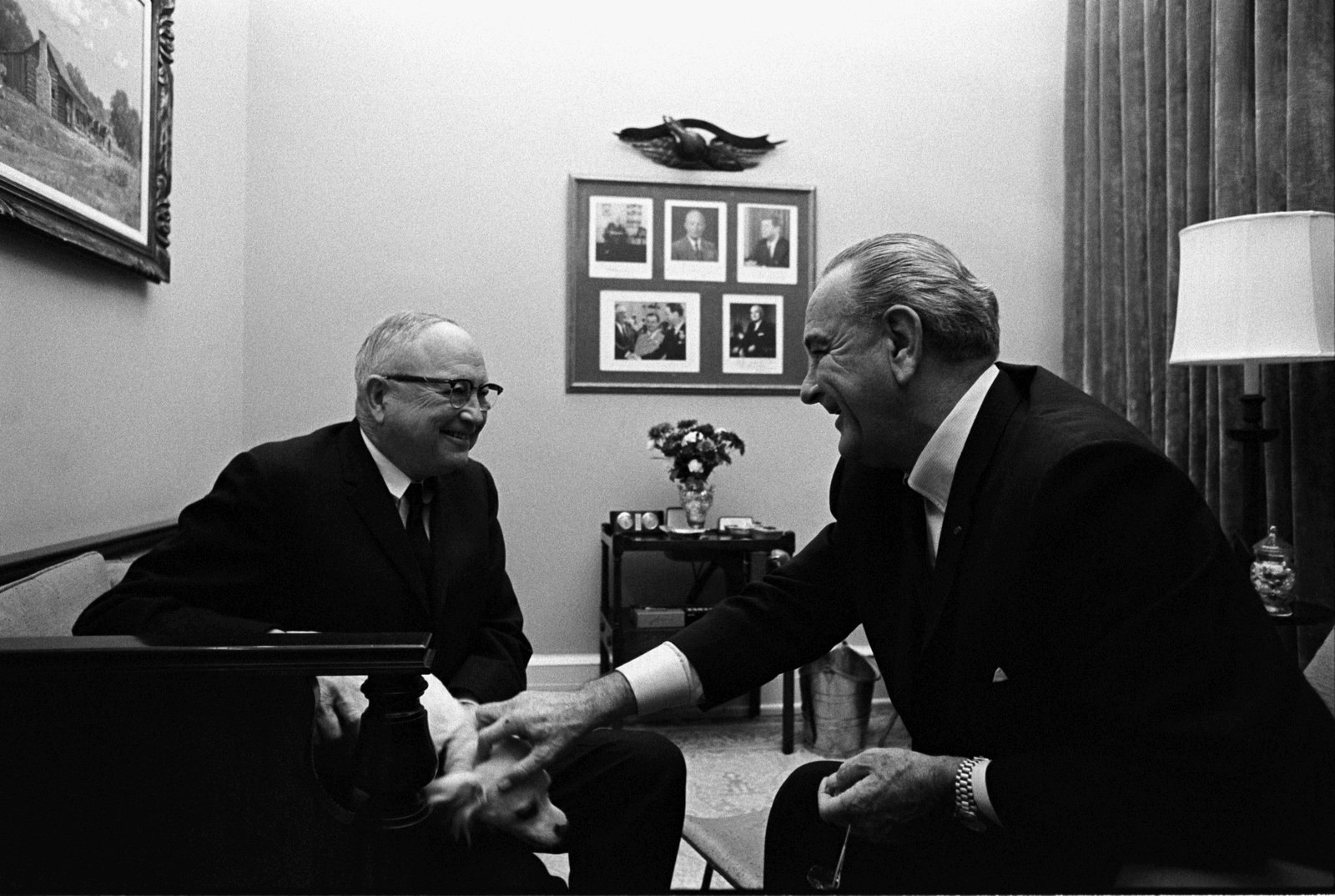 Lyndon B. Johnson and Yuki - The Gas Station Rescue (image credits: wikimedia)