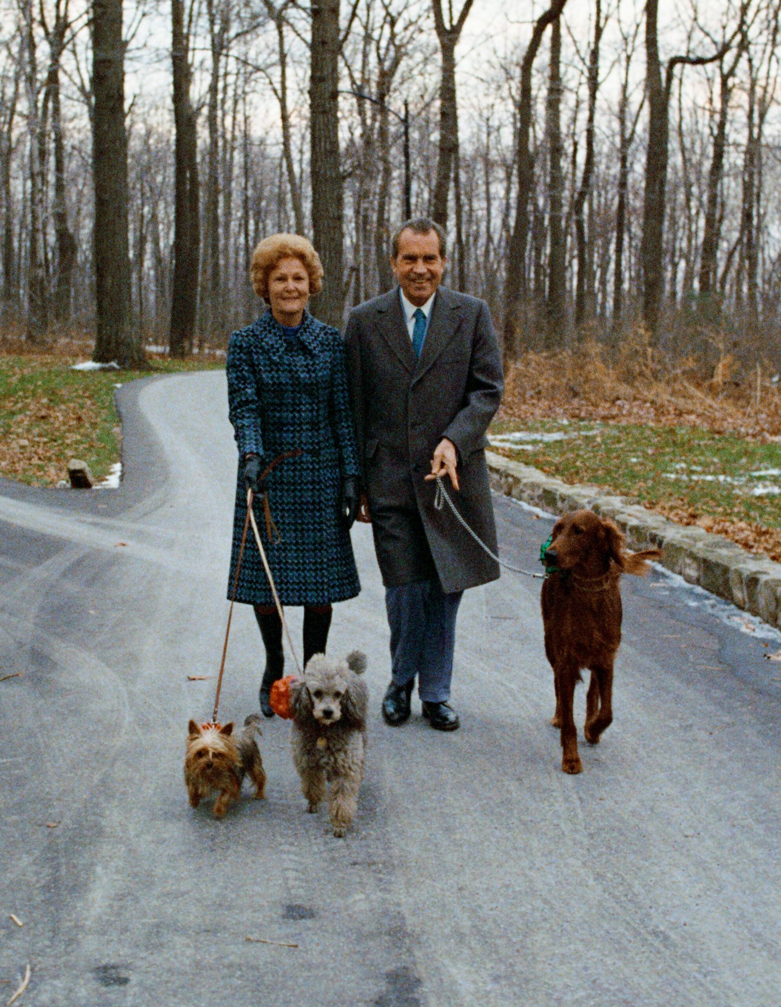 Richard Nixon and His Three-Dog Pack (image credits: wikimedia)