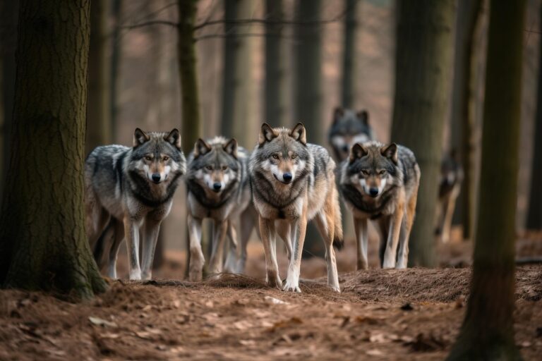 ai generated, wolves, pack, forest, wildlife, predator, nature, animal, mammal, wild, howl, woods, carnivore, canine, hunting, wilderness, fauna, pack of wolves, pack hunting, grey wolves, timber wolves, lupine, group of wolves, dangerous, north america, wild animals, wolves, wolves, wolves, wolves, wolves, pack, animal, pack of wolves