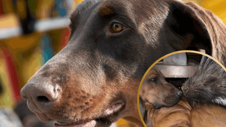African Porcupine’s Bond with Bavarian Hound is The Most Adorable Love Story