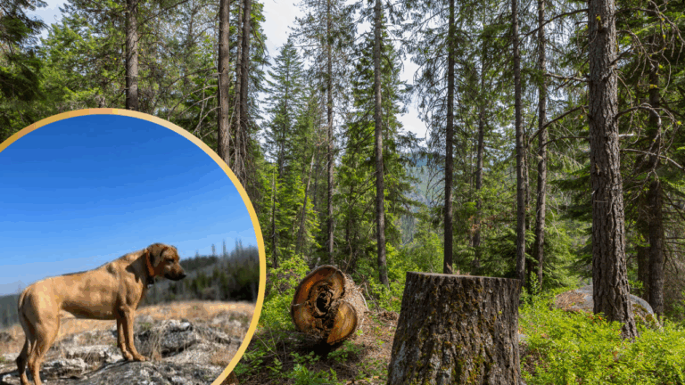 Woman About to Hike in Washington Woods is Stopped by Dog Sensing Danger