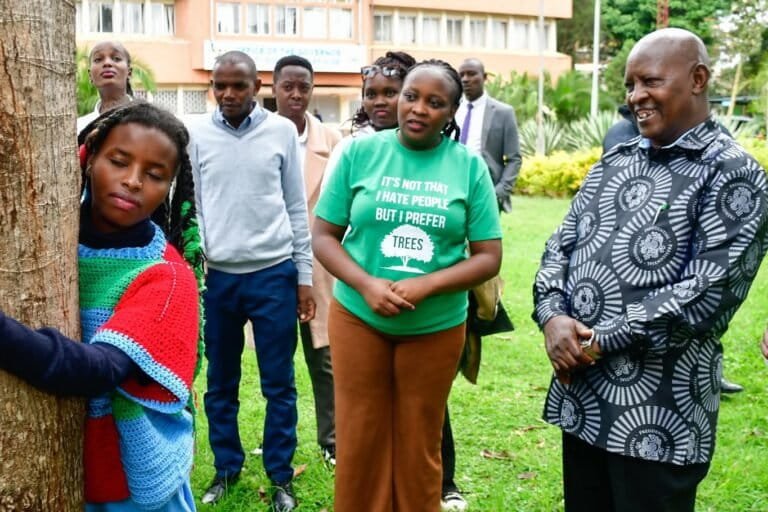Kenyan Activist Surpasses Own Record with 72-Hour Tree Embrace on Mount Kenya’s Slopes
