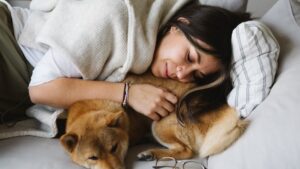 The One Thing Your Dog Does Right Before Bed That Proves They See You As Their Parent