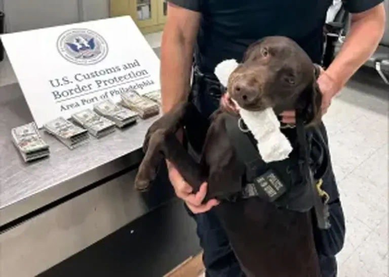 TSA Issues Warning After Airport K9 Sniffs Out and Seizes $44,690 Undeclared Cash in Philadelphia